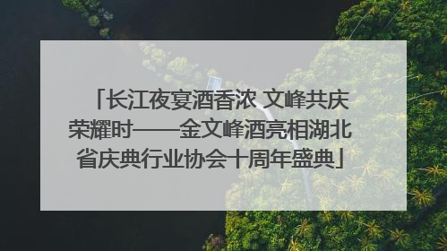 长江夜宴酒香浓 文峰共庆荣耀时——金文峰酒亮相湖北省庆典行业协会十周年盛典
