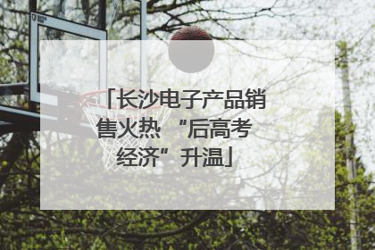 长沙电子产品销售火热 “后高考经济”升温