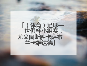 （体育）足球——世俱杯小组赛：尤文图斯胜卡萨布兰卡维达德