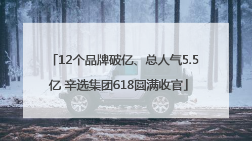 12个品牌破亿、总人气5.5亿 辛选集团618圆满收官