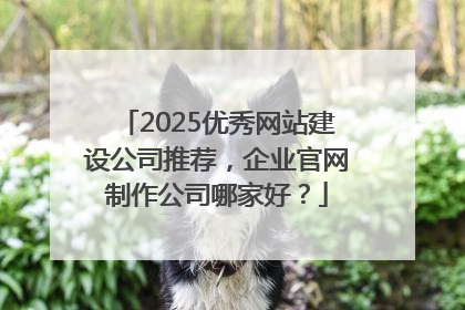2025优秀网站建设公司推荐，企业官网制作公司哪家好？