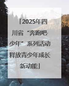 2025年四川省“奔跑吧·少年”系列活动释放青少年成长新动能